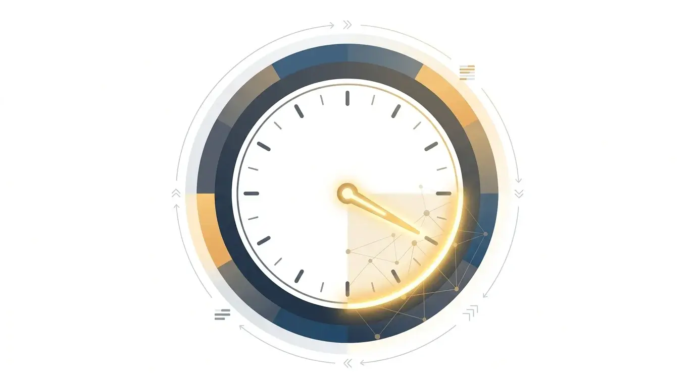 24-hour forex clock with the London and New York session overlap zone highlighted — the highest-volatility window for AI day trading