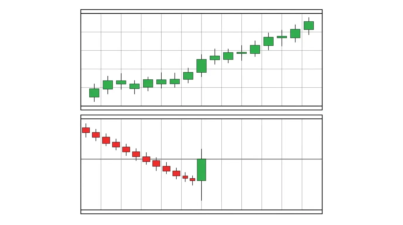 H1 forex chart showing a London session uptrend, with M15 chart underneath annotated for a precision pullback entry