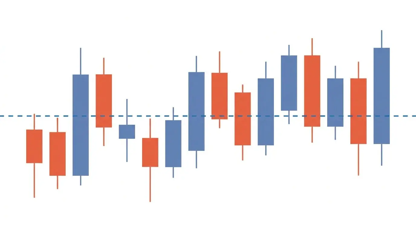 Chart diagram of a GTC limit order resting at a historical support level, with price action continuing past multiple sessions before finally filling