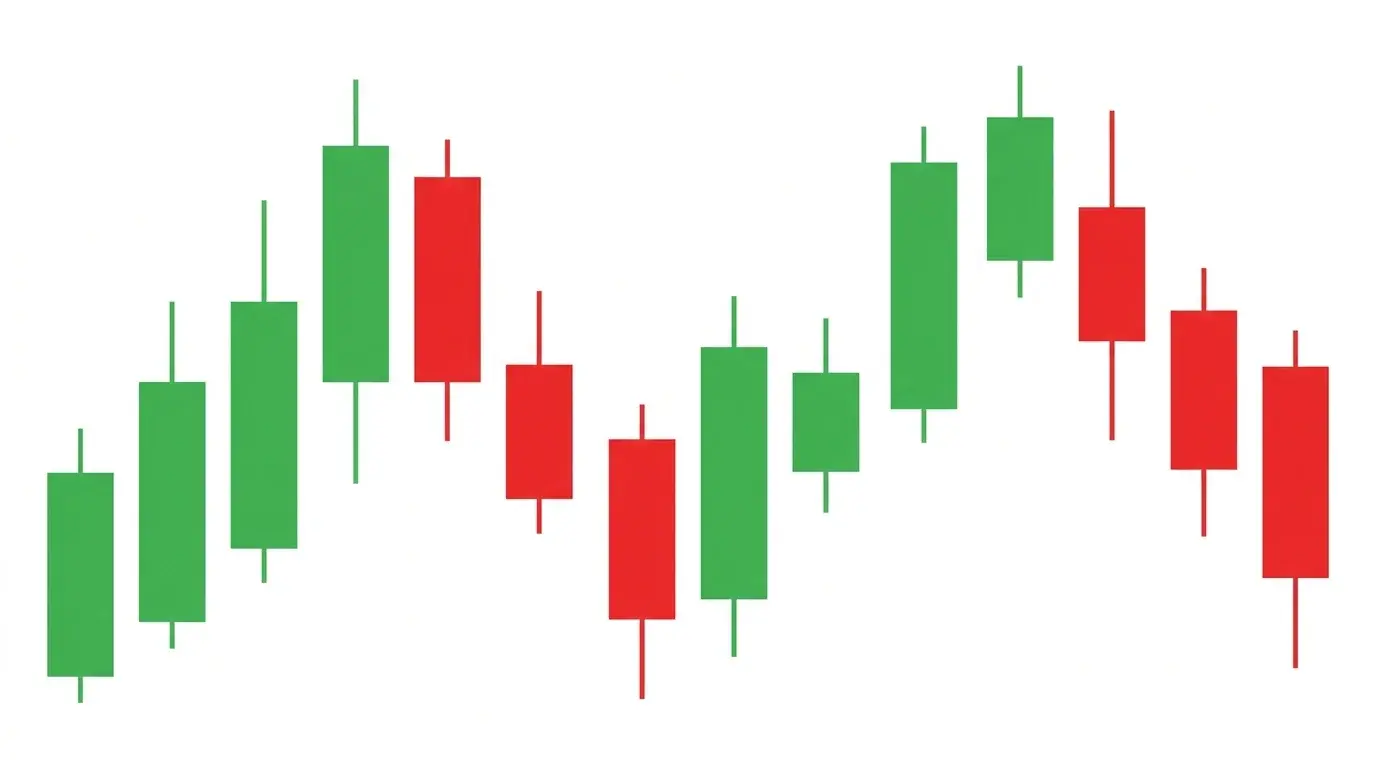 Daily forex chart showing a multi-month trend with clear higher highs, higher lows, and major swing structure