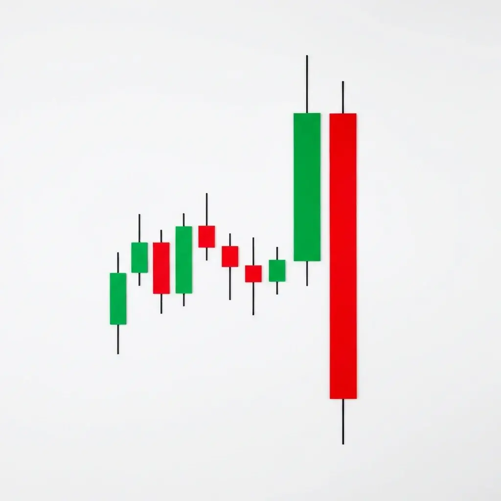 Bull trap pattern showing false breakout above resistance level followed by sharp bearish reversal trapping long buyers
