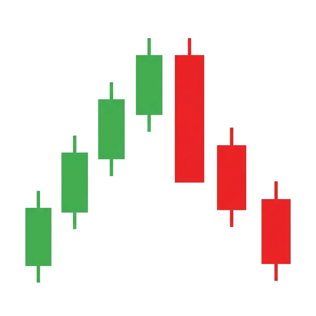 Bearish closing marubozu candlestick with no lower wick showing sellers pushed price to close at the session low with a small upper shadow