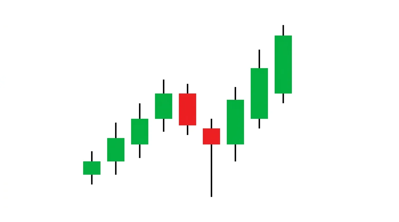 Featured image for bull and bear trap trading patterns guide showing candlestick chart