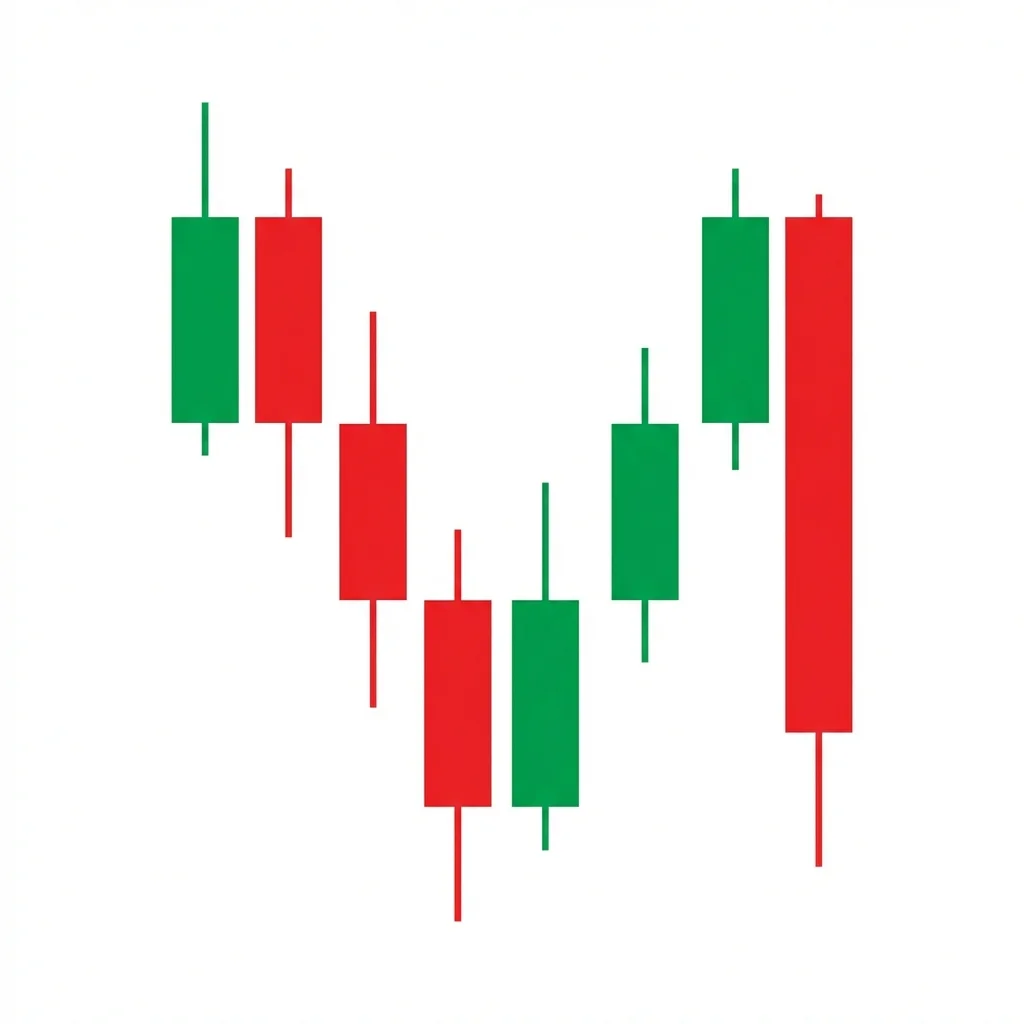 Bearish order block pattern showing the last bullish candle before a strong impulsive sell-off with displacement candles breaking structure to the downside