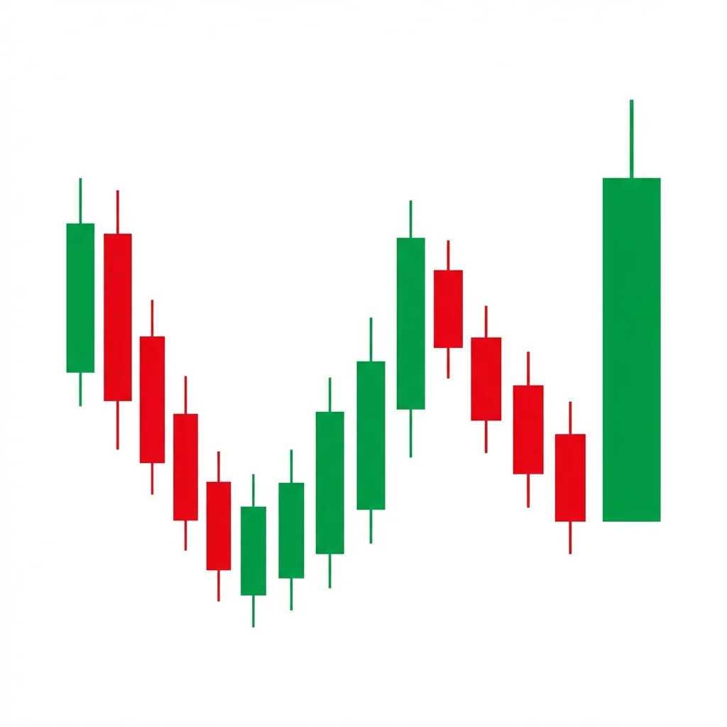 Cup and handle bullish pattern showing rounded U-shaped cup base followed by a small downward-sloping handle consolidation and breakout above the cup rim resistance level
