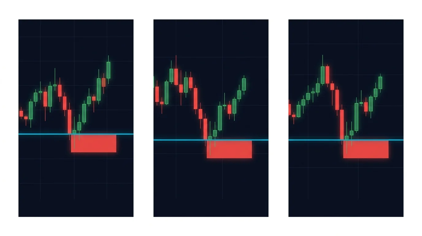 Dark-navy chart diagram showing horizontal lines marking the Previous Day High and Previous Day Low with a stop loss placed just beyond the relevant extreme